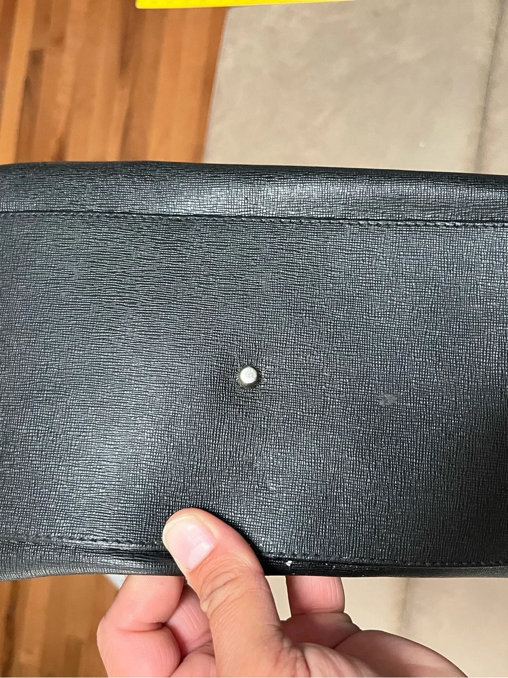 FURLA GENUINE LEATHER Classic Black Leather Satchel Handbag - Women's Bag
